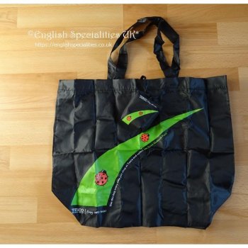 【TESCO】Lady Bird Fold Away Shopping Bag　<br>テスコ てんとう虫 フォールドアウェイ　ショッピングバッグ