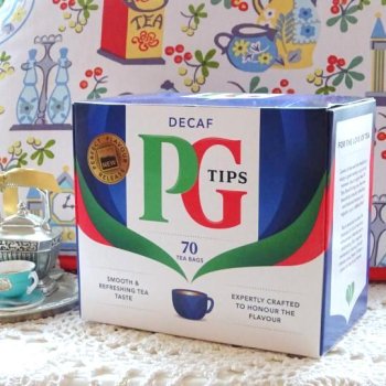 【PG Tips】 Decaf 70 Teabags<br>ピージー　ディカフェ　紅茶　70ティーバッグ