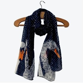 <img class='new_mark_img1' src='https://img.shop-pro.jp/img/new/icons20.gif' style='border:none;display:inline;margin:0px;padding:0px;width:auto;' />◆SALE! 【Disaster Designs】 SWAN SCARF TRIO BLACK<br>ディザスター スワン スカーフ  ブラック
