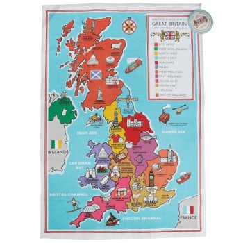 <img class='new_mark_img1' src='https://img.shop-pro.jp/img/new/icons20.gif' style='border:none;display:inline;margin:0px;padding:0px;width:auto;' />★訳アリSale!【dotcomgiftshop】 British School Map TEA TOWEL<br> ブリティッシュ　スクールマップ　ティータオル