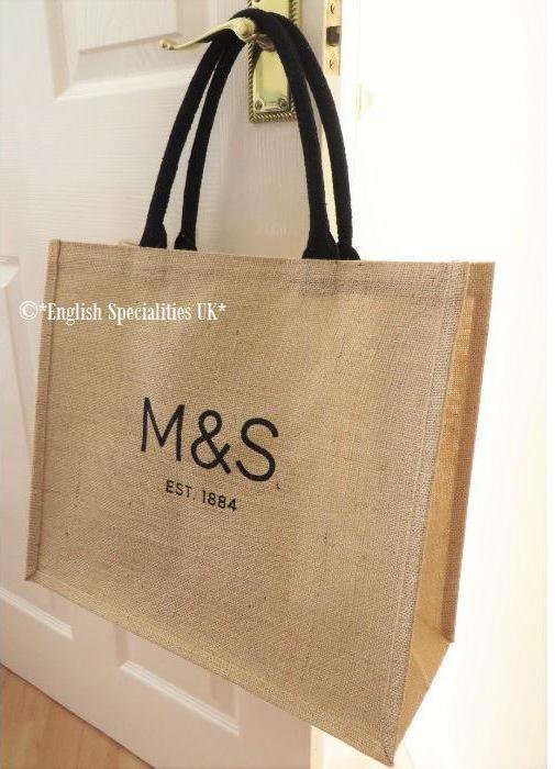 Marks and outlet spencer jute bag