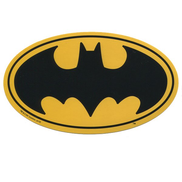 Batman バットマン ステッカー マーク イエロー ワッペン屋ドットコムストア