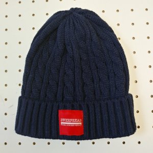 OVERPREAD Cable knit cap