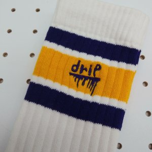 OVERPREAD drip crew socks