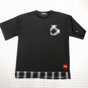 OVERPREAD ombre check t-shirs