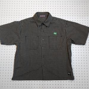 OVERPREAD drip short length check shirts