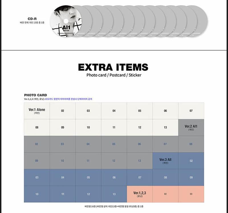 SEVENTEEN 4thミニアルバムAl1 ウォヌ　ヒポチ Seventeen セブンティーン AL1 / 4th MINI ALBUM