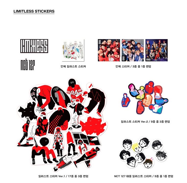 NCT127 sticker 常套 アルバム