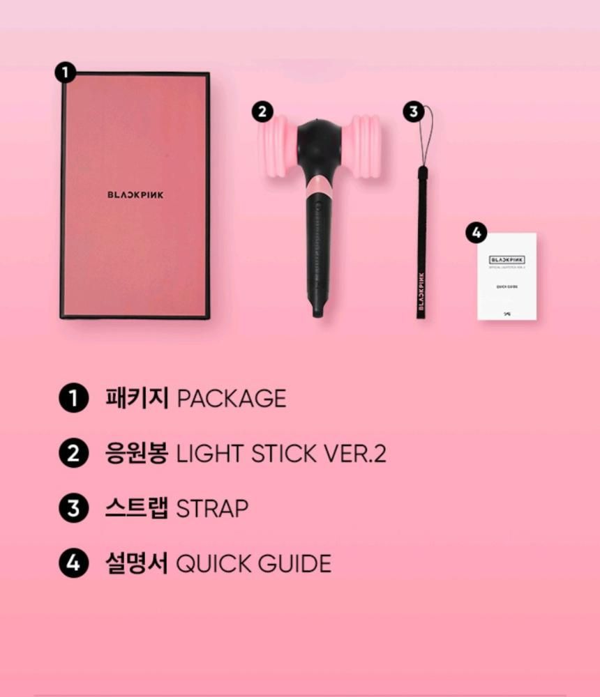 BLACKPINK ブラックピンク OFFICIAL LIGHT STICK 公式ペンライト　応援棒