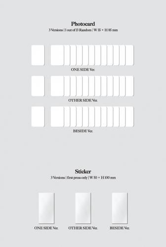 SEVENTEEN 8th Mini Album 'Your Choice' カバー 3種(ONE SIDE