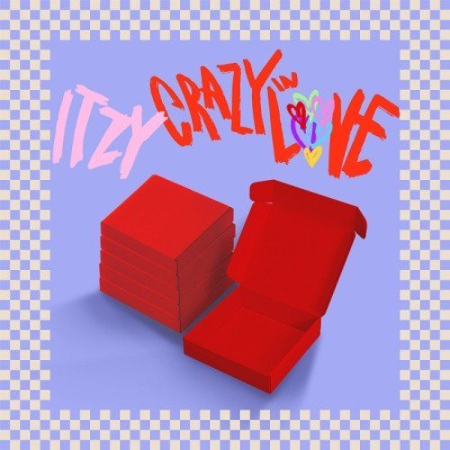 ITZY イッジ 1st Album CRAZY IN LOVE カバー6種（ITZY/YEJI/LIA/RYUJIN/CHAERYEONG/YUNA VER）のうち1種ランダム