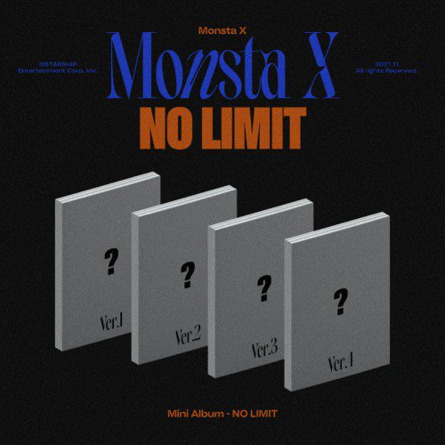 MONSTA X ミニ 10集 NO LIMIT カバー 4種 バージョン選択可能 モンスタエックス