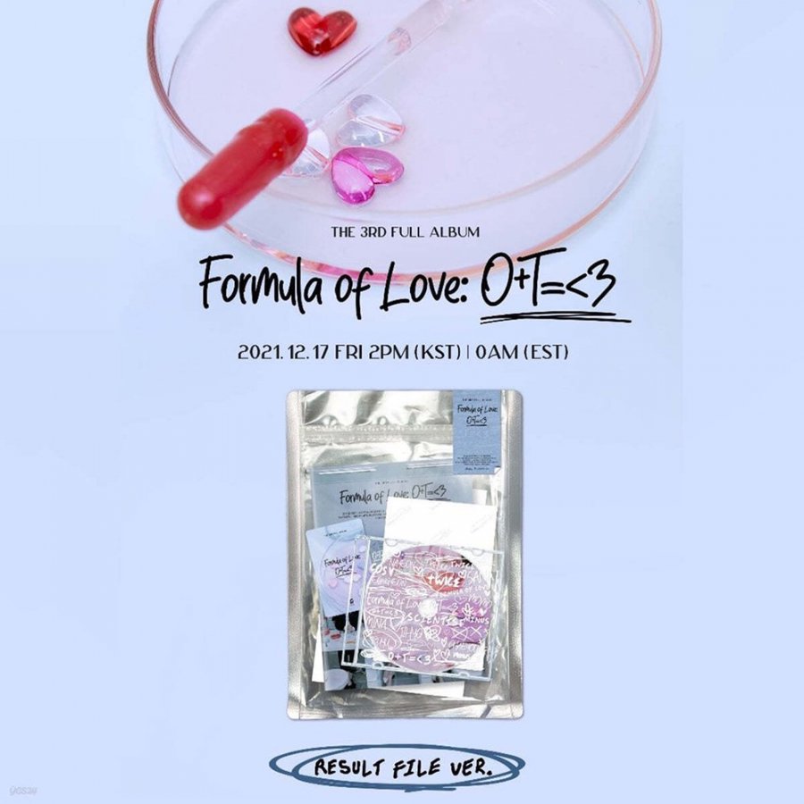 TWICE トゥワイス Formula of Love: O+T=＜3 / 3rd Full Album (Result file ver.)