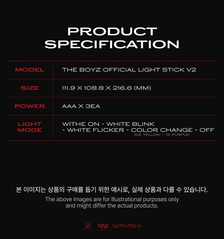 THE BOYZ OFFICIAL LIGHT STICK V2 ペンライト