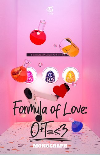 TWICE トゥワイス MONOGRAPH / Formula of Love: O+T=＜3 モノグラフ 写真集 フォトブック PHOTO BOOK 公式グッズ