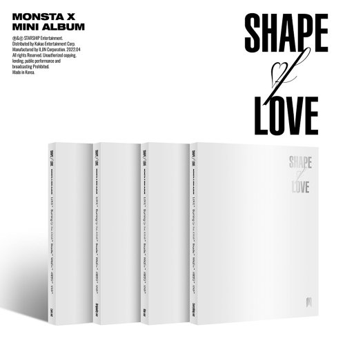 MONSTA X 11th MINI ALBUM [ SHAPE of LOVE ] 4種 バージョン 選択可能 モンスタエックス 11集