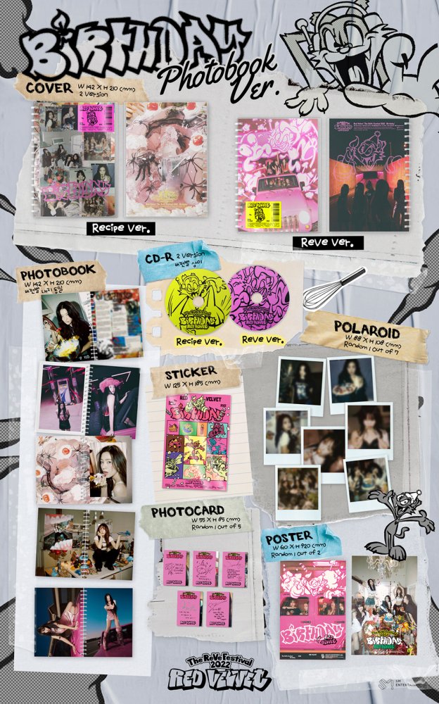 Red Velvet - The ReVe Festival 2022 - Birthday / MINI ALBUM (Photo ...