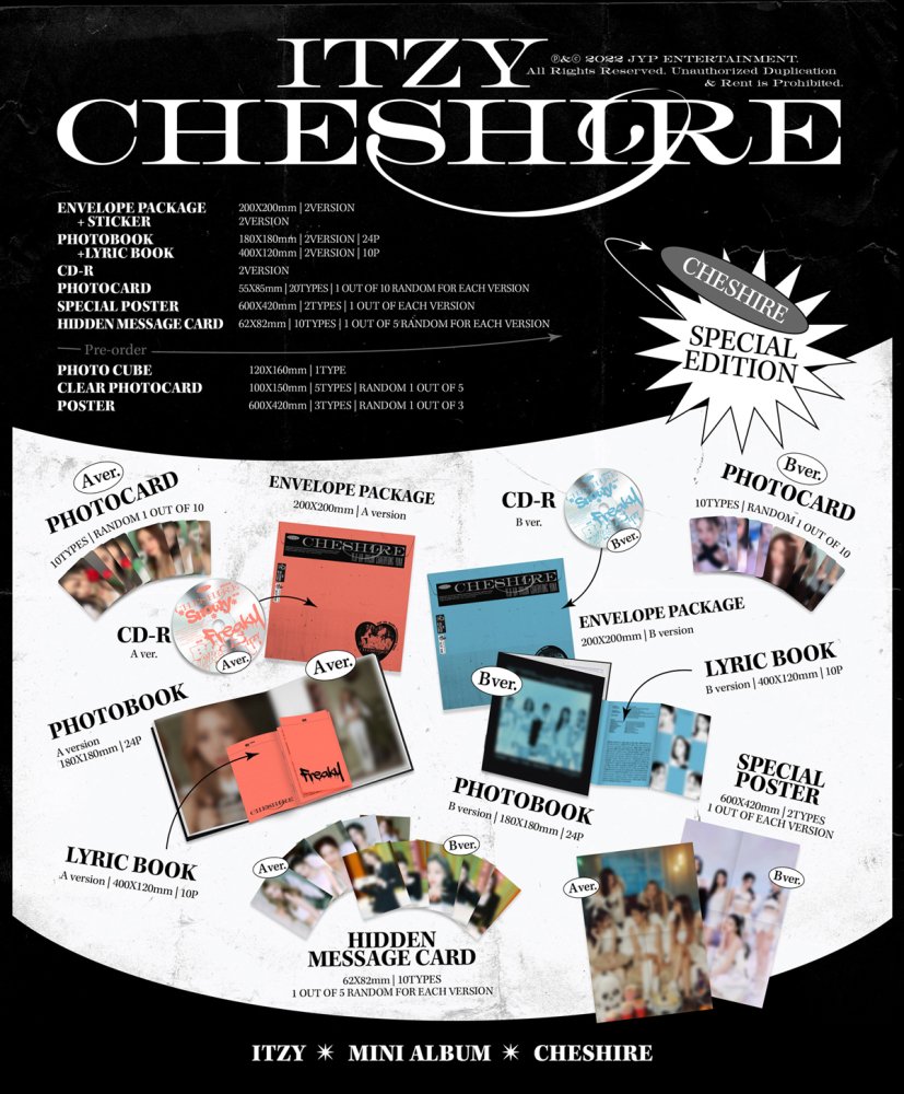 ITZY イッジ CHESHIRE / 6TH MINI ALBUM (SPECIAL EDITION