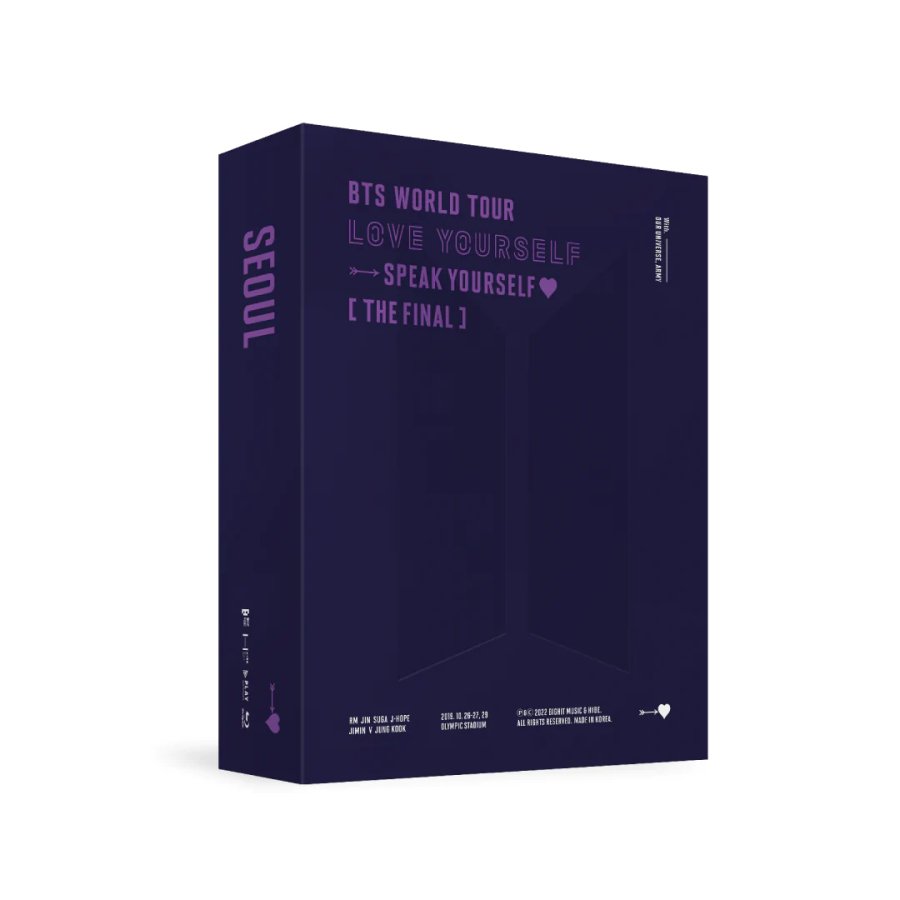 BTS 公式 防弾少年団 WORLD TOUR ‘LOVE YOURSELF : SPEAK YOURSELF’ [THE FINAL] DVD  BTS写真集 韓国盤