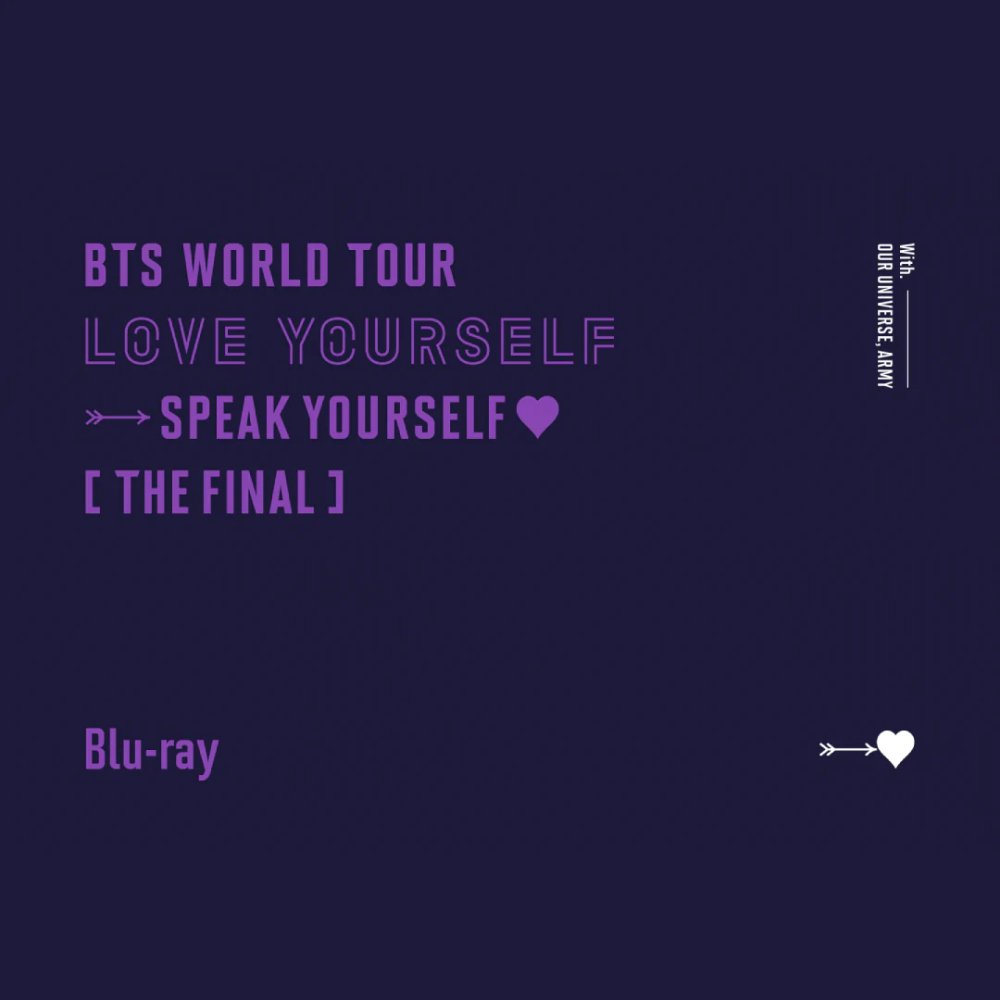 BTS 公式 防弾少年団 WORLD TOUR 'LOVE YOURSELF : SPEAK YOURSELF