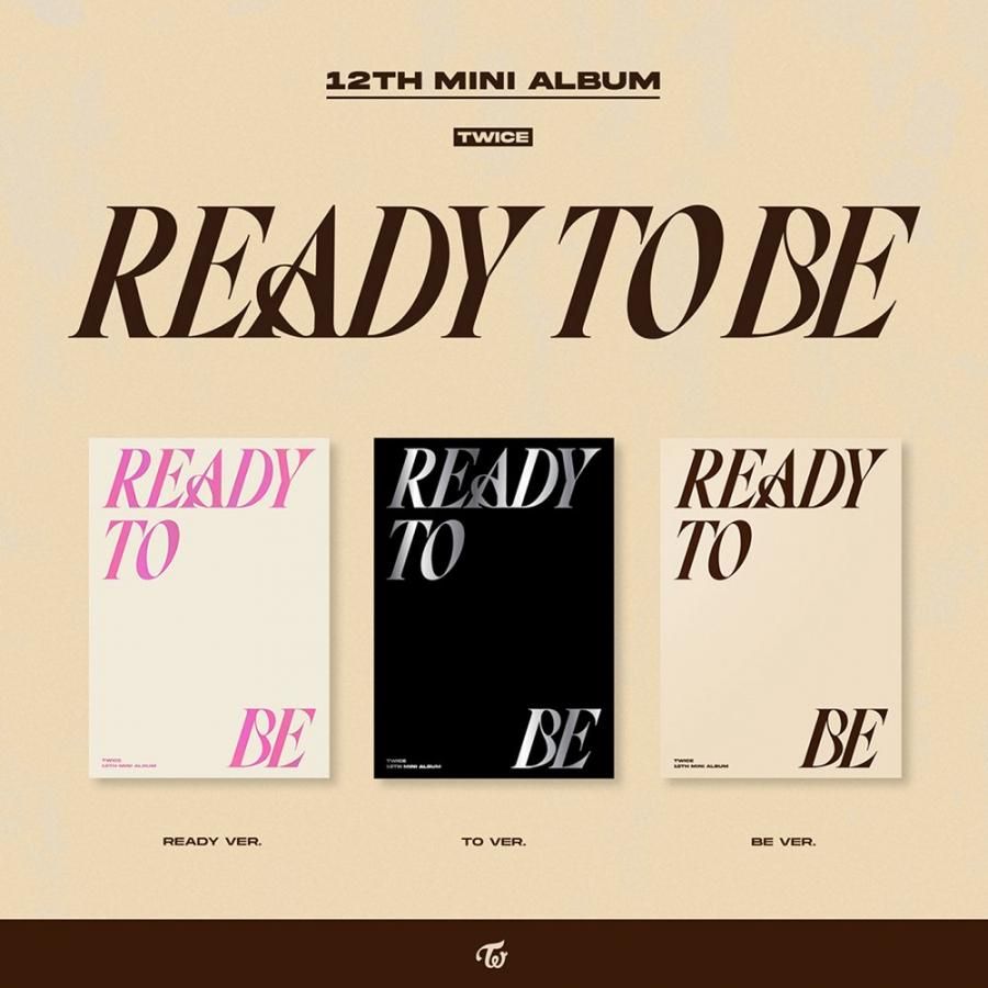 TWICE トゥワイス READY TO BE (REDADY Ver./TO Ver./BE Ver