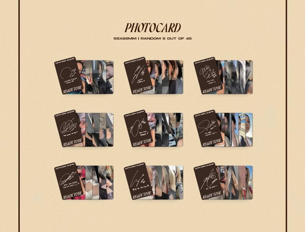 TWICE READY TO BE アルバム 12th Mini Album: READY TO BE (ランダムカバー・バージョン
