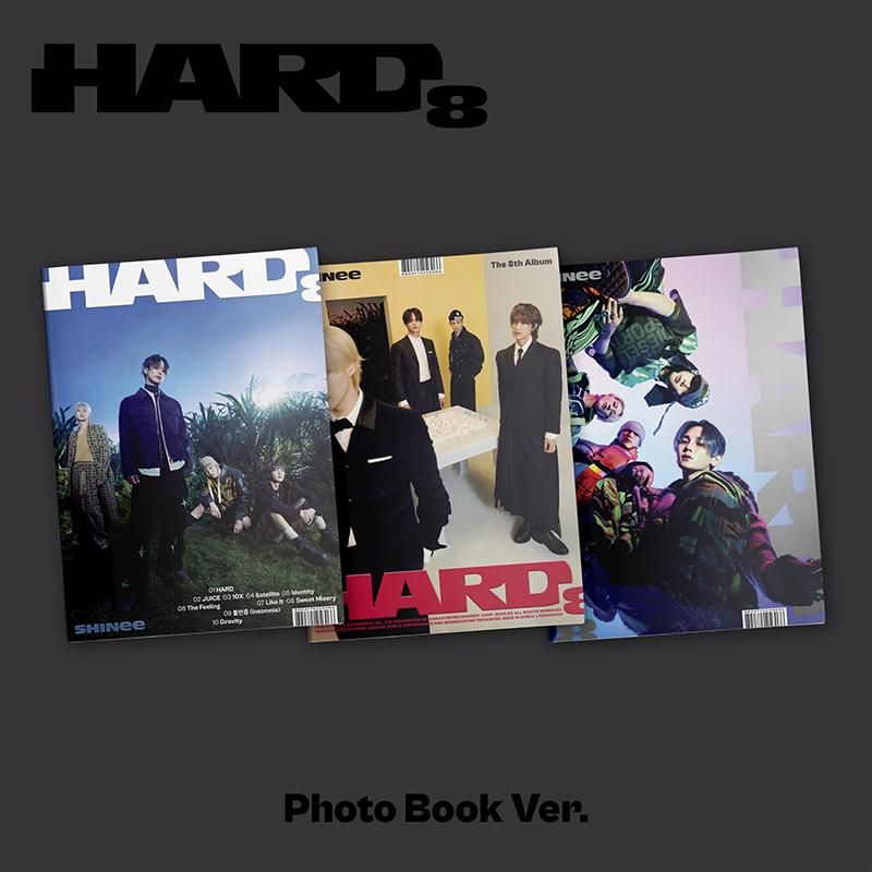 SHINee シャイニー 正規 8集 [ HARD ] (Photo Book Ver.)