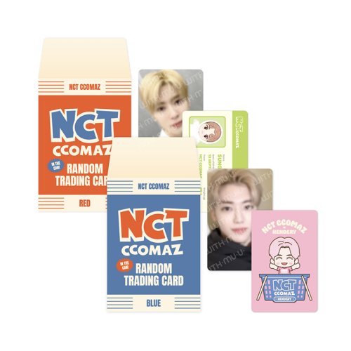 NCT - 05 RANDOM TRADING CARD SET (RED / BLUE ver.) / NCT CCOMAZ GROCERY STORE 1st MD 秘密 特別 公式グッズ