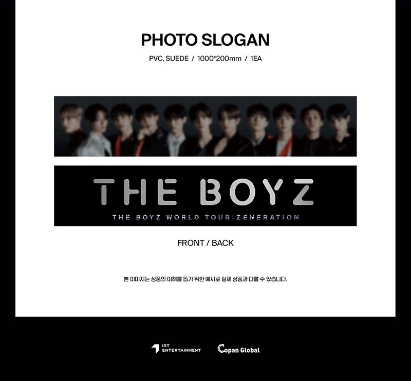 THE BOYZ - 02 PHOTO SLOGAN / THE BOYZ WORLD TOUR : ZENERATION