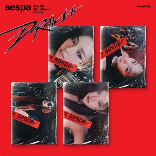aespa Drama / 4th Mini Album (Giant Ver.) 4種中選択 初回限定 withmuuトレカ 付き 4集ミニアルバム 【初回構成】