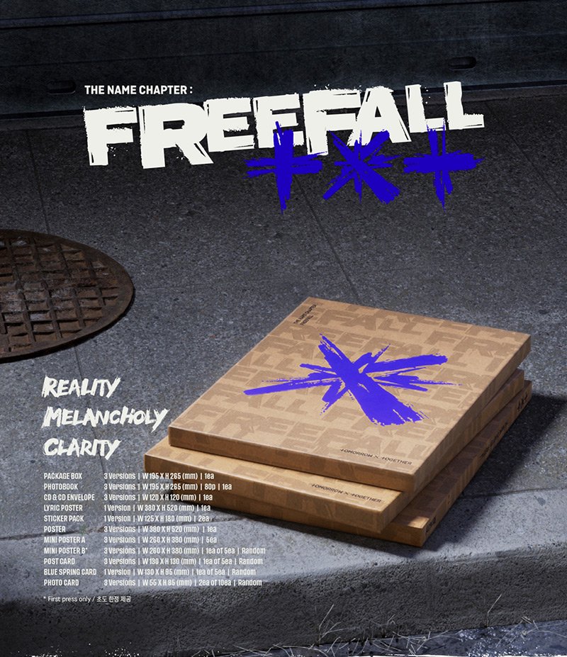 TOMORROW X TOGETHER The Name Chapter: FREEFALL / 3RD FULL ALBUM