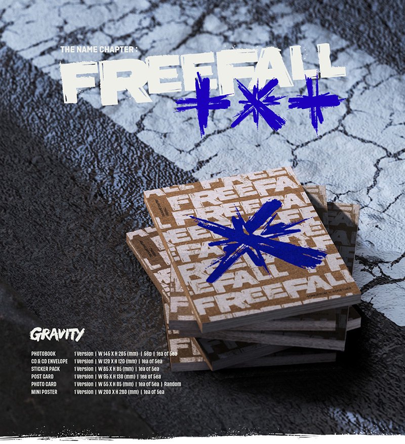 TOMORROW X TOGETHER The Name Chapter: FREEFALL / 3RD FULL ALBUM 