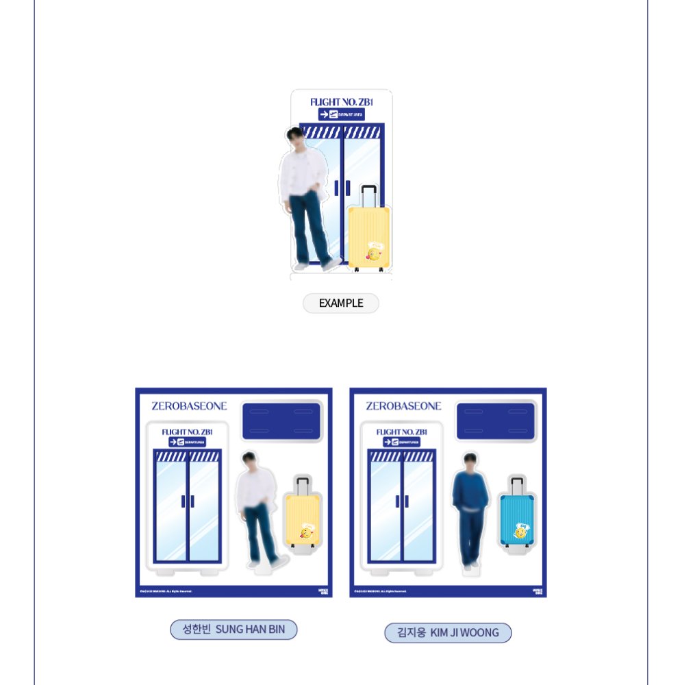 ZEROBASEONE - 07 ACRYLIC STAND / THE MOVING SEOUL POP-UP STORE MD