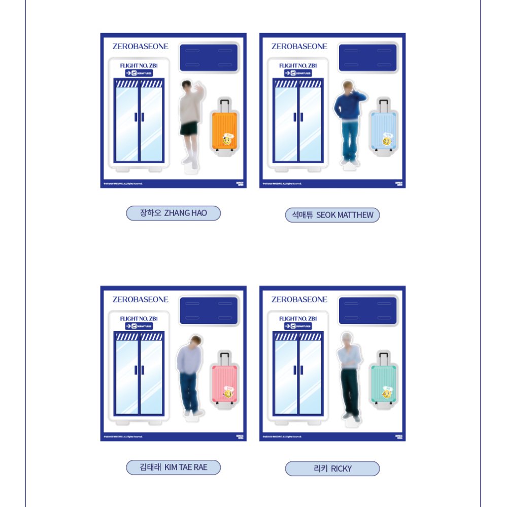 ZEROBASEONE - 07 ACRYLIC STAND / THE MOVING SEOUL POP-UP STORE MD