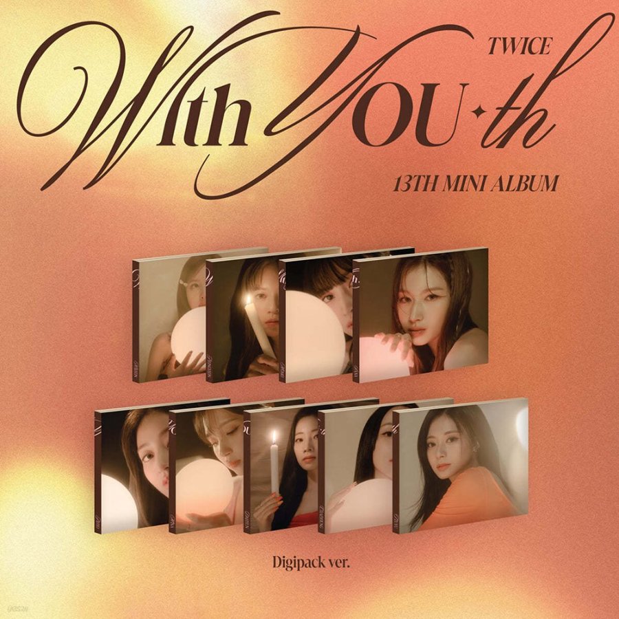 TWICE トゥワイス With YOU-th ( Digipack Ver. ) 13th MINI ALBUM