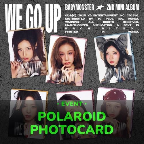 <img class='new_mark_img1' src='https://img.shop-pro.jp/img/new/icons13.gif' style='border:none;display:inline;margin:0px;padding:0px;width:auto;' />BABYMONSTER ٥ӡ󥹥 WE GO UP / 2nd MINI ALBUM (PATTERN Ver.) 6 withmuuŵդۥҥ 륫  