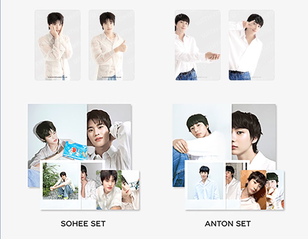 RIIZE ライズ PHOTO PACK + CLEAR PHOTOCARD (RIIZE Ver.) / 2024 SEASON'S  GREETINGS OFFICIAL MD