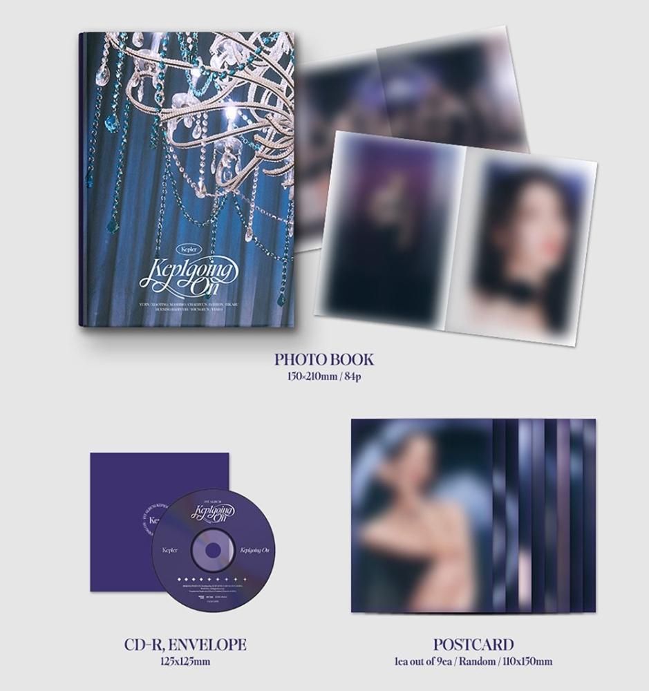 Kep1er - Kep1going On / 1ST ALBUM ( SCENE Ver. / NOUS Ver. ) 2種