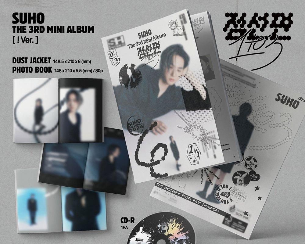 SUHO ( EXO ) - 点線面 ( 1 to 3 ) / 3RD MINI ALBUM (! Ver