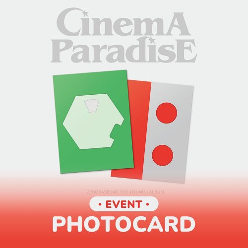 <img class='new_mark_img1' src='https://img.shop-pro.jp/img/new/icons13.gif' style='border:none;display:inline;margin:0px;padding:0px;width:auto;' />ZEROBASEONE - CINEMA PARADISET / The 4th Mini Album 21  withmuu ŵ ZB1 ٥ BOYSPLANET