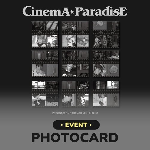 <img class='new_mark_img1' src='https://img.shop-pro.jp/img/new/icons13.gif' style='border:none;display:inline;margin:0px;padding:0px;width:auto;' />ZEROBASEONE - CINEMA PARADISET / The 4th Mini Album (DIGIPACK ver.) 9 withmuu ZB1 ٥