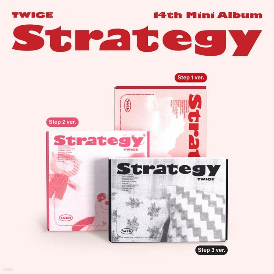 レビュー高評価商品 TWICE トゥワイス 3種 Album Mini 14th / STRATEGY K-POP・アジア
