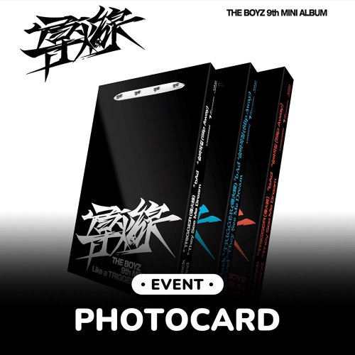 <img class='new_mark_img1' src='https://img.shop-pro.jp/img/new/icons13.gif' style='border:none;display:inline;margin:0px;padding:0px;width:auto;' />THE BOYZ Ƴ / 9th MINI ALBUM 3 Flash Ver./ Riot Ver./ Vanguard Ver.  withmuuŵդۥɥܥ