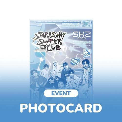 <img class='new_mark_img1' src='https://img.shop-pro.jp/img/new/icons13.gif' style='border:none;display:inline;margin:0px;padding:0px;width:auto;' />Stray Kids 2026 SEASONS GREETINGS [ STARLIGHT SUPPER CLUB ] withmuuŵեȥɥåդ ȥ쥤å  