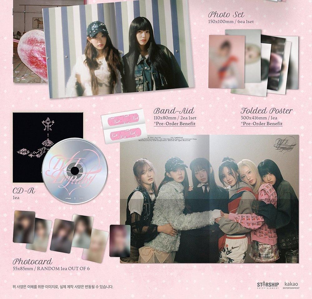 Amazon.com: IVE Ive Empathy [3 ver. SET + LOVED IVE Ver