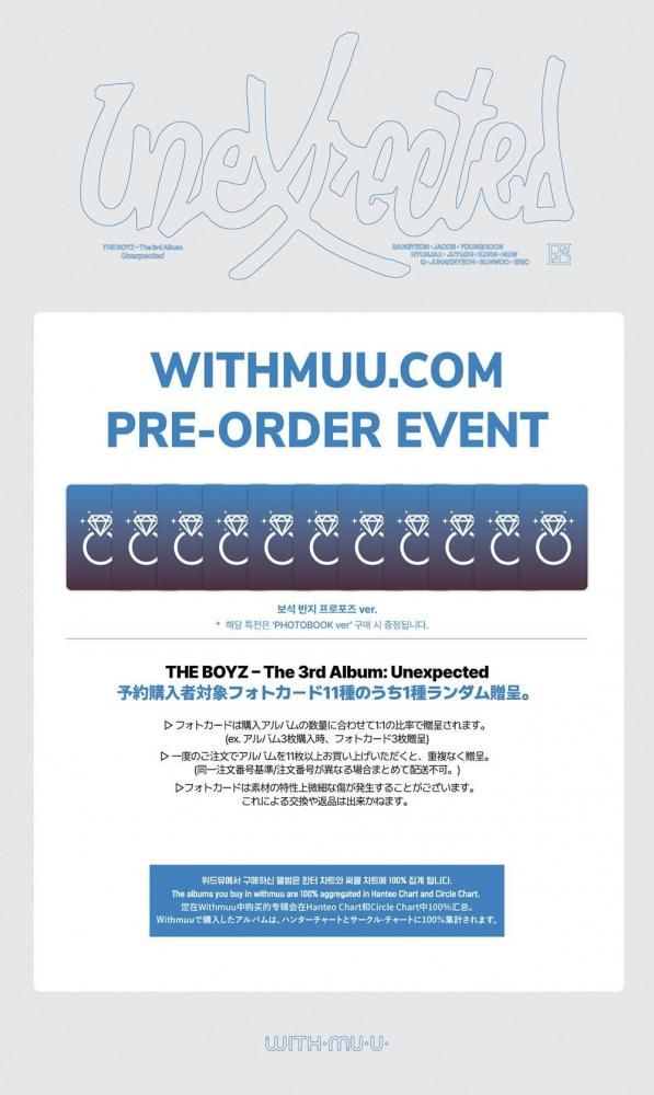 THE BOYZ - [UNEXPECTED] 3rd Album KIWEE ALBUM Version