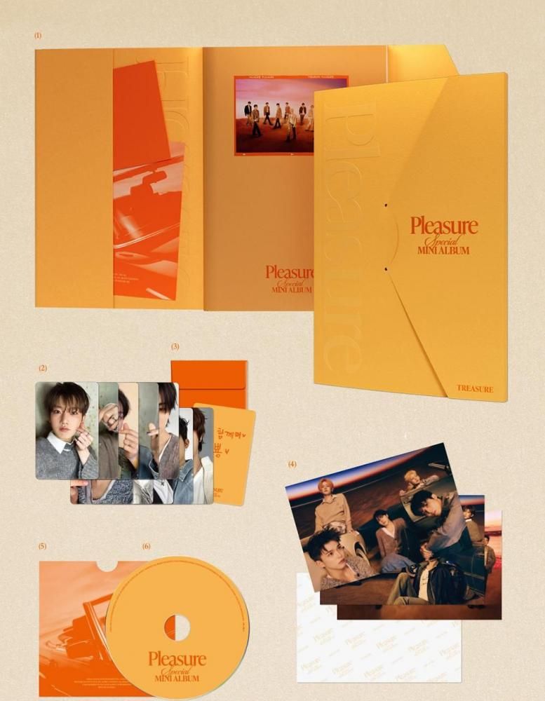 TREASURE - PLEASURE / SPECIAL MINI ALBUM ( YELLOW VER