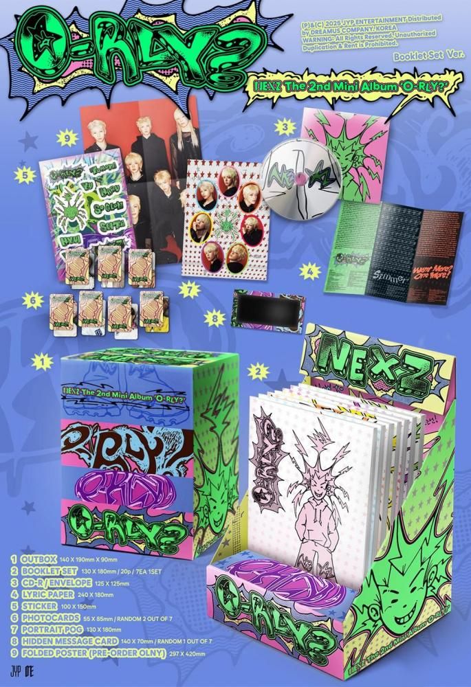 NEXZ - O-RLY? / The 2nd Mini Album (Booklet Set Ver.) 限定盤
