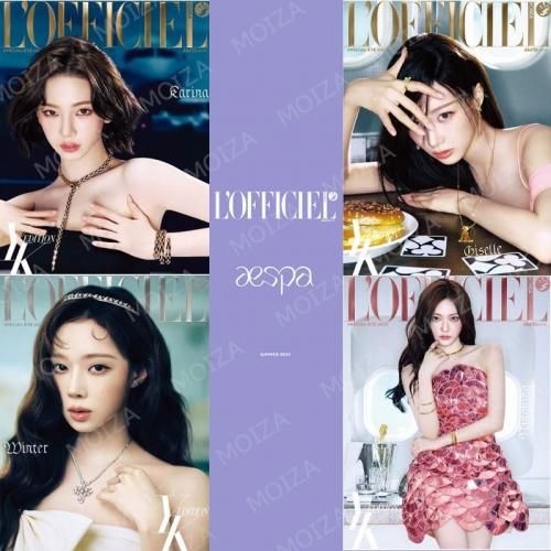 <img class='new_mark_img1' src='https://img.shop-pro.jp/img/new/icons13.gif' style='border:none;display:inline;margin:0px;padding:0px;width:auto;' />ͽʡ aespa - L'OFFICIEL KOREA Summer Special 2025ǯ 4 ɽ Ѳ ڴڹ񻨻ۥե ޡڥ 