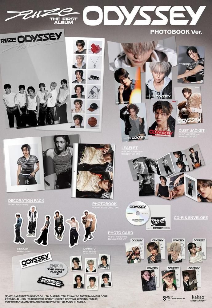想像を超えての ODYSSEY - RIIZE / Ver.) (PHOTOBOOK Album 1st K-POP・アジア